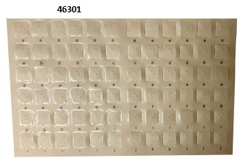 Braille Alphabet Stickers-144 Pcs