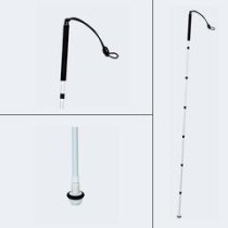Ambutech Folding Slim Line Graphite ID Cane- 46-in